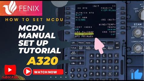 A320 MCDU TUTORIAL: HOW TO SET MCDU WITH SIMPLE TRICKS! #msfs #msfs2020 #a320 #airbussimulator ...