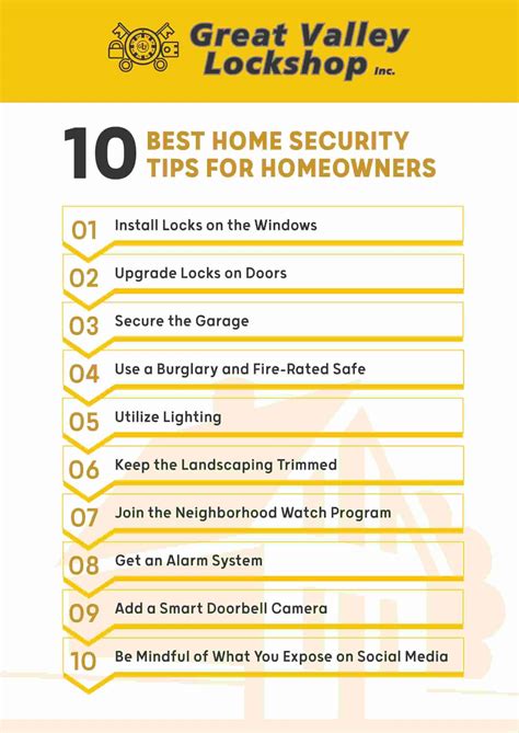 Top 10 Home Security Tips For All Homeowners