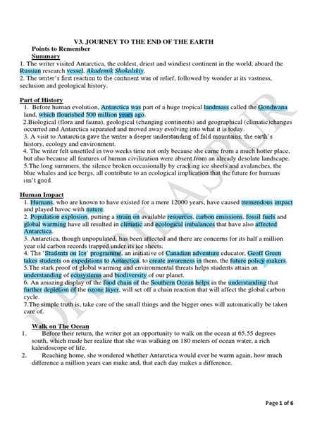 Journey To End of Earth Eng | PDF | Antarctica | Carbon Cycle