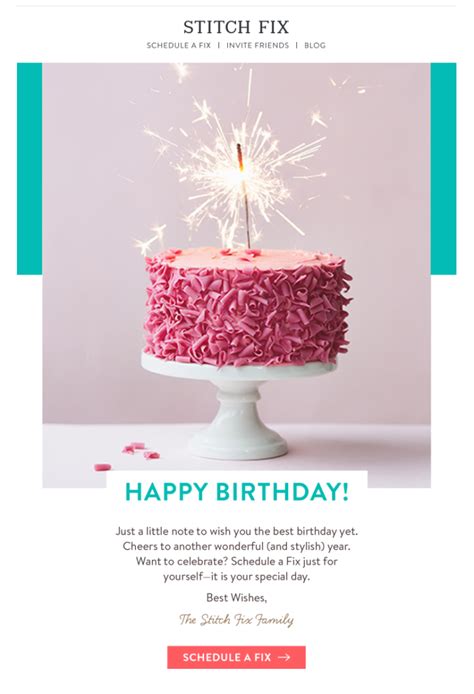 Free Birthday Email Template Make Every Birthday Special For Your ...