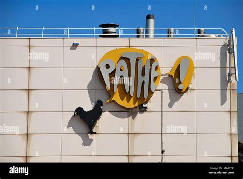 Pathe logo on cinema building hi-res stock photography and images - Alamy