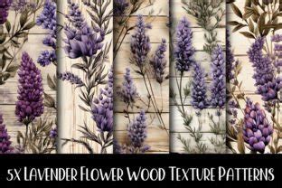 Lavender Flower Wood Texture Patterns Graphic by Asad Jamil · Creative ...