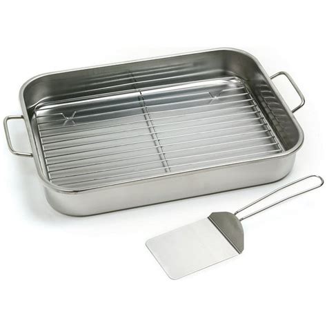 Norpro Stainless-Steel Roaster Pan Set - Walmart.com - Walmart.com