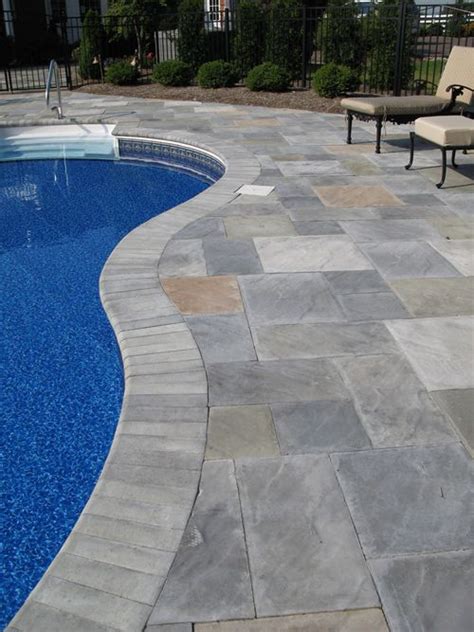 Hardscape around pool#Repin By:Pinterest++ for iPad# | Stone pool deck ...