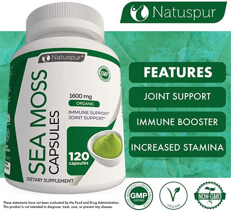 Sea Moss Organic Capsules | SeaMoss.org