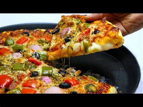 Dominos Style Cheese Burst Pizza Recipe from Kabitas Kitchen - recipe ...