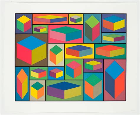 Distorted Cubes | Sol LeWitt Prints Catalogue Raisonné