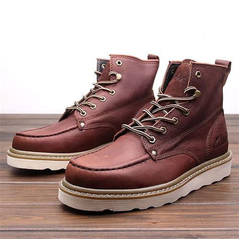 Leather Leather Martin Boots For Casual Wear | Boots, Martin boots, Men ...