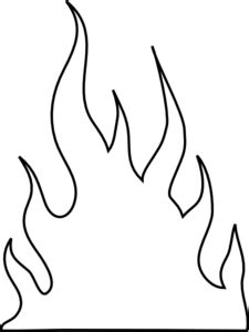 fire outline png - Clip Art Library