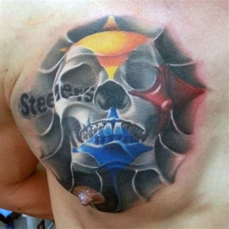 20 Pittsburgh Steelers Tattoo Designs For Men - NFL Ink Ideas