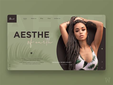 Modern website template 7 by welove_ui on Dribbble