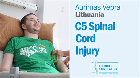 C5 Spinal Cord Injury Patient Aurimas Talks About His Epidural ...