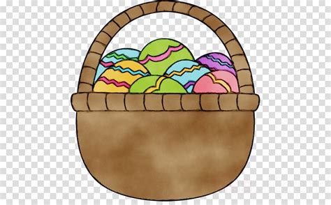 Easter egg clipart - Easter Egg, Storage Basket, Basket, transparent clip art