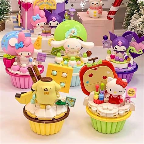 KEEPPLEY SANRIO CUPCAKE HELLO KITTY/MY MELODY/CINNAMOROLL/POMPOMPURIN ...