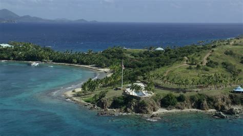 4.8K stock footage aerial video of an Oceanfront gold domed building ...