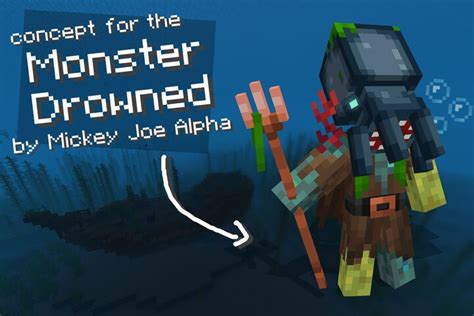 the Legend of the Monster Drowned Minecraft Texture Pack