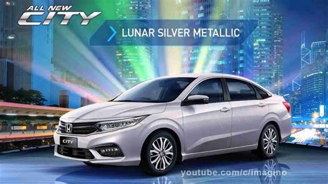 2020 Honda City front and rear design, multiple colours render - Video