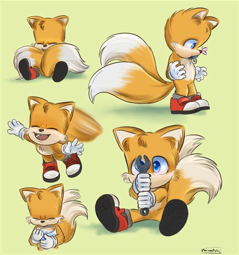 Some adorable baby Tails pieces by CarrieL95521793! : r/SonicTheHedgehog