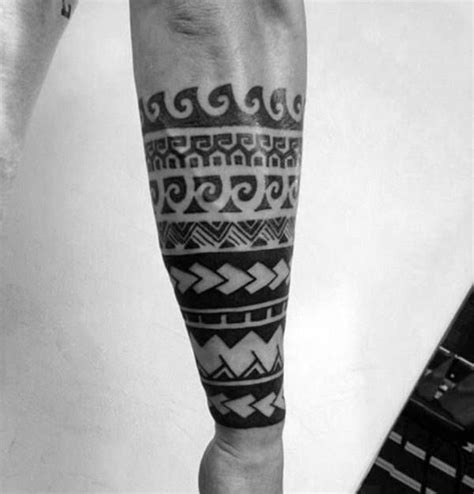 Rows Of Patterns Mens Tribal Forearm Tattoos Maori Tattoos, Tribal ...