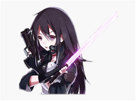 Kirito Ggo - Kirito En Gun Gale Online, HD Png Download , Transparent ...