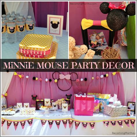 Minnie Mouse Party Decor - The Simply Crafted Life