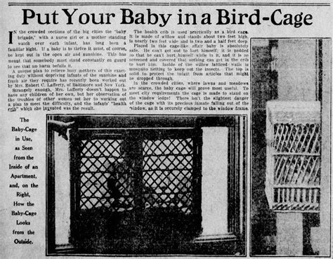 When Baby Cages Were a Thing and Safety Wasn't