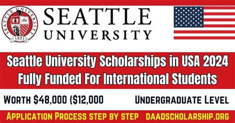 Seattle University Scholarships in USA 2024 Fully Funded For International Students - Fully ...