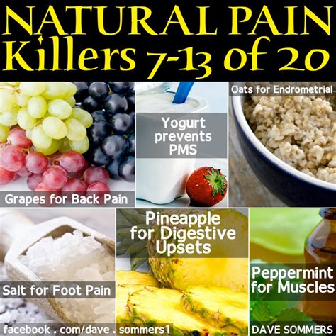 Natural Cures Not Medicine: 6 More Natural Pain Killers