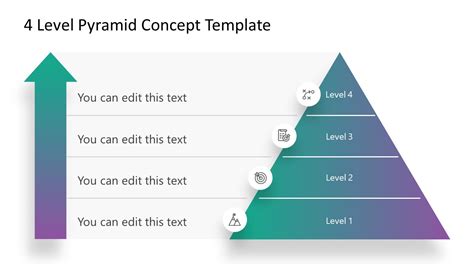 Free 4 Level Pyramid Concept PowerPoint Template - SlideModel