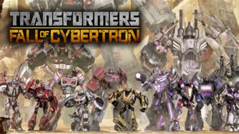 Transformers Fall of Cybertron Characters - YouTube