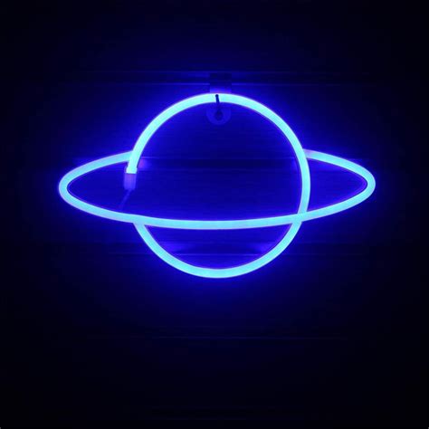 Y2K Planet Neon Signs LED | Blue neon lights, Blue aesthetic dark ...