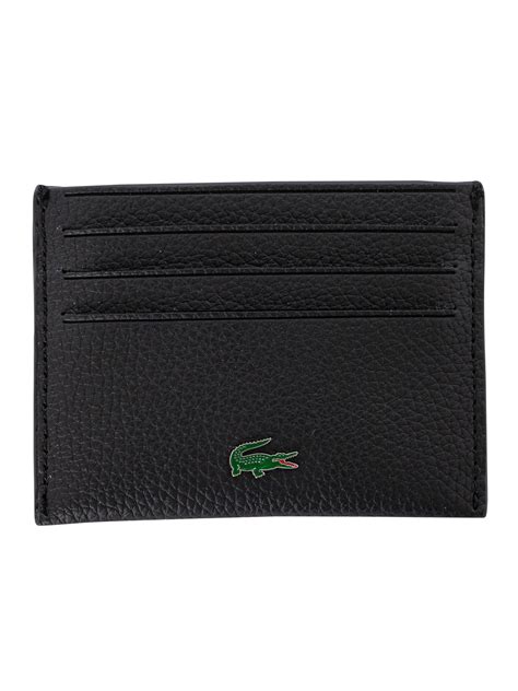 Lacoste Card Holder Wallet - Black | Standout