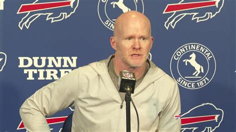 Buffalo Bills head coach Sean McDermott speaks ahead of the playoff ...