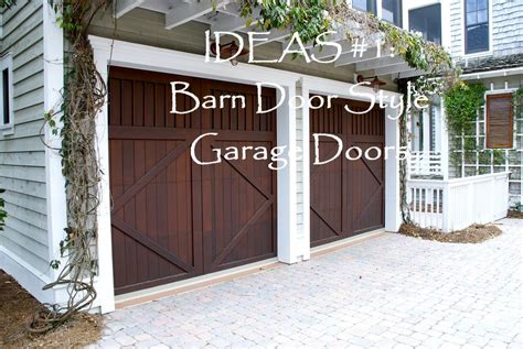 IDEAS#1 - Barn Door Style Garage Doors | Door styles, Diy remodel ...