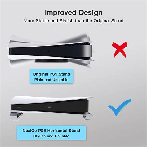 NexiGo Horizontal Stand for PS5 Disc & Digital | NexiGo