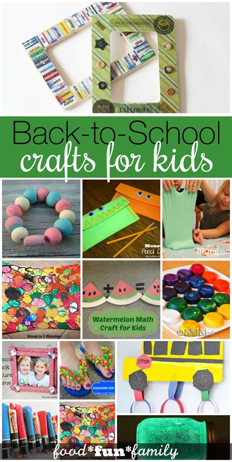 16 Back to School Crafts for Kids {Craft Round-up}