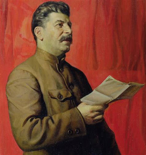 TOP ART Russia great LEADER JOSEPH STALIN portrait painting hand ...