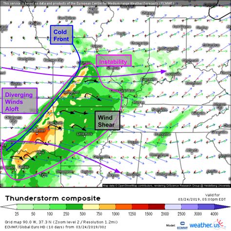 Severe Storms Expected In Parts Of The Mid-South Today | Weather.us Blog