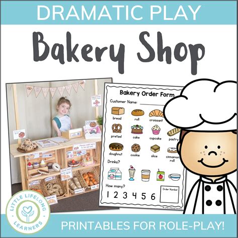 Bakery Dramatic Play Printable