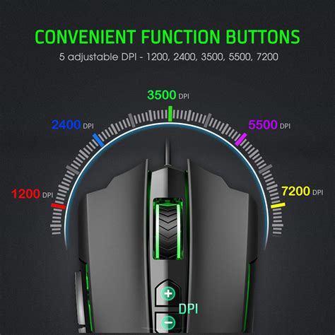 PICTEK Gaming Mouse Wired [72...B01FZ3BR5S | Encarguelo.com