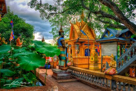 Buddist Temple at Wat Phnom Yaht Pailin Cambodia | HDR Photography by ...