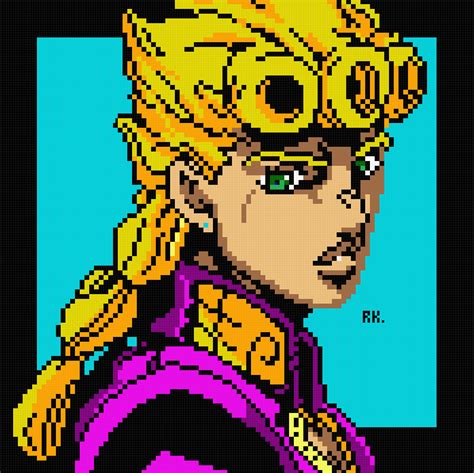 I think this is a jojo reference on pixelanarchy.online : r/PixelArt