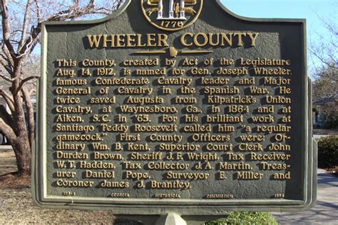 Wheeler County - Georgia Historical Society