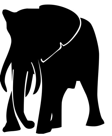 Elephant Silhouette Free Stock Photo - Public Domain Pictures