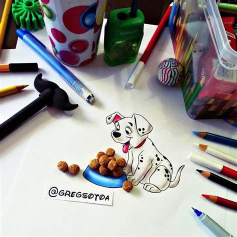 Rolly (Drawing by GregSotoa @Instagram) #101Dalmatians | Disney ...