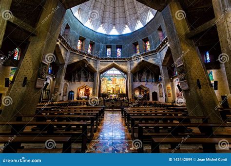 Nazareth - Basilica of the Annunciation Editorial Stock Image - Image ...