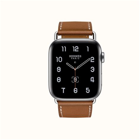 Hermès Apple Watch Series 6 with Single Tour 44 mm Attelage band - The ...