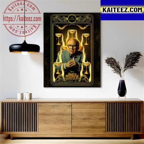 Danny DeVito In Haunted Mansion Of Disney Poster Art Decor Poster ...