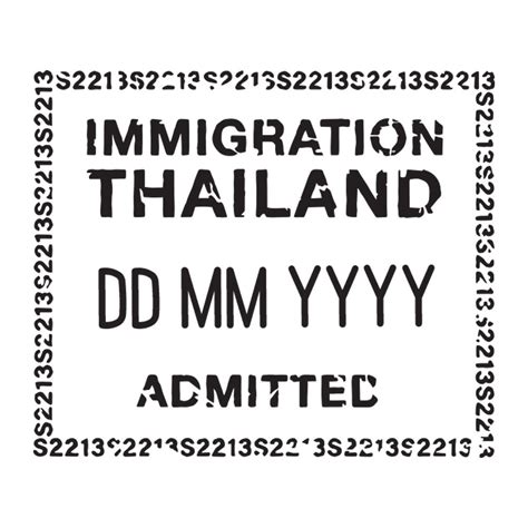 Passport Stamp Decal - Thailand freeshipping - Conquest Maps LLC