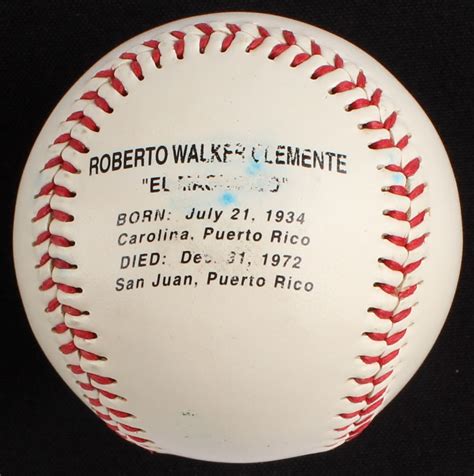 Roberto Clemente Pirates Commemorative Logo Baseball with High Quality Display Case | Pristine ...